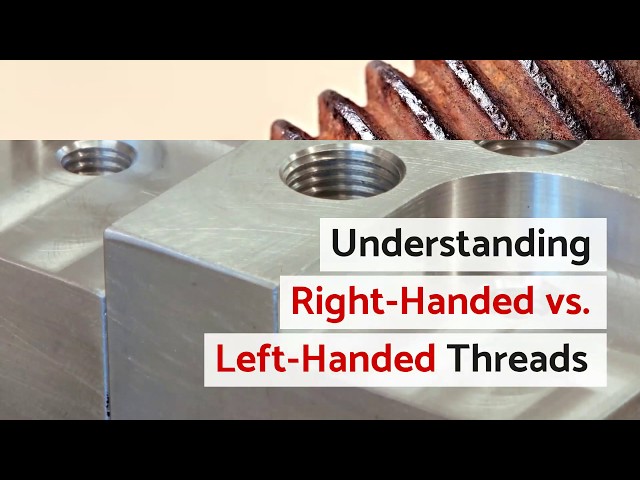 Left-Handed and Right-Handed Fastener Threads: Uses and Comparison Left-Handed and Right-Handed Fastener Threads: Uses and Comparison